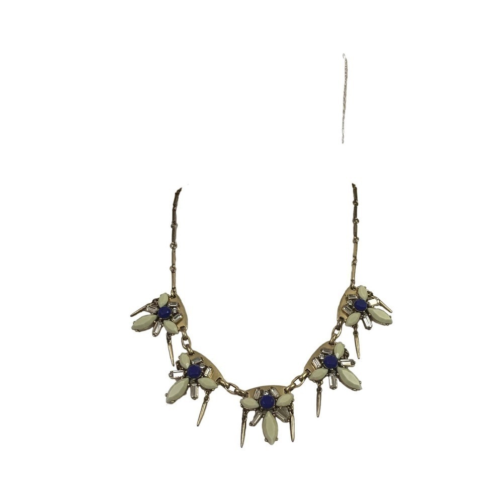 J. Crew Sequin Beaded Tortoise Dangle Statement N… - image 2